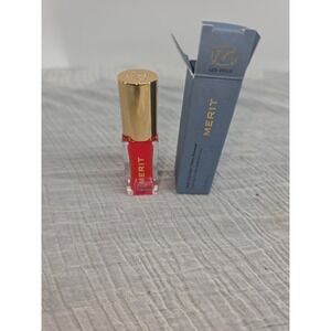 Merit Shade Slick Gelee Tinted Lip Oil Les Deux Sheer Pink 7ml NIB